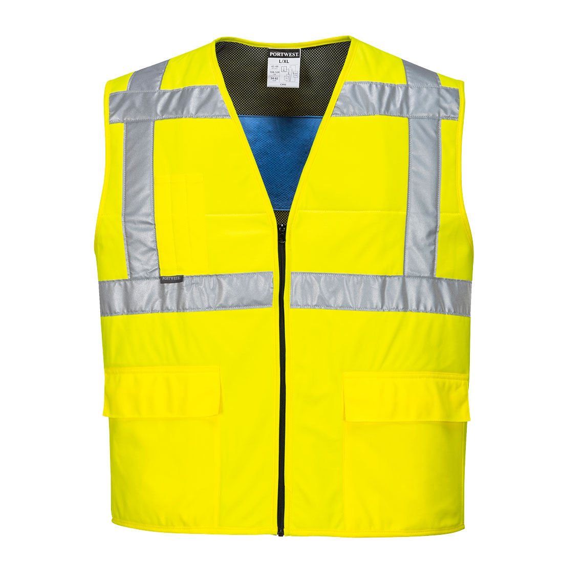 CV02 Portwest® Hi-Viz UV Blocking Retro-Reflective Cooling Vests